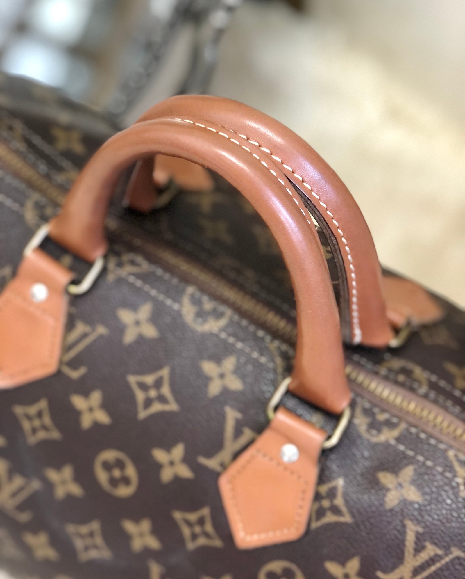 LOUIS VUITTON ルイ ヴィトン モノグラム 北米限定 紐タグ スピーディ