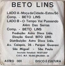 BRA盤79年4曲7インチ！！Beto Lins/Moca Da Cidade