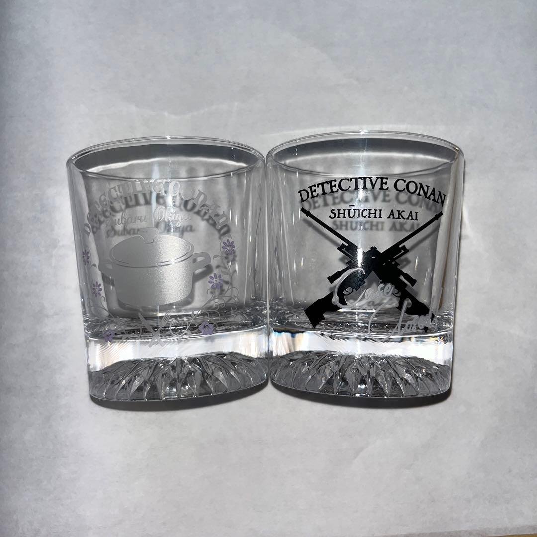 赤井秀一＆沖矢昴 名探偵コナン ロックグラスセット - メルカリ