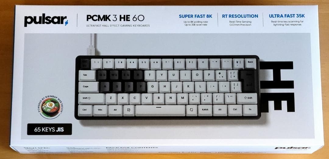 新品未開封 pulsar pcmk 3 60 he JIS 日本配列 PCMK3